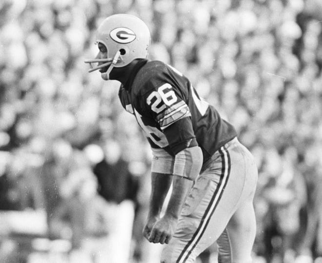 Packers cornerback Herb Adderley was inducted into the Hall of Fame in 1980.
