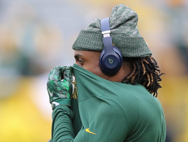Green Bay Packers wide receiver Davante Adams (17) during warmups before the game against the Miami Dolphins at Lambeau Field Sunday, November 11, 2018 in Green Bay, Wis. Jim Matthews/USA TODAY NETWORK-Wis