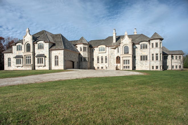 This chateau-style property at 4735 Fonda Fields Court in Hobart is listed for sale for $6.9 million after it failed to sell at a Feb. 8 auction.